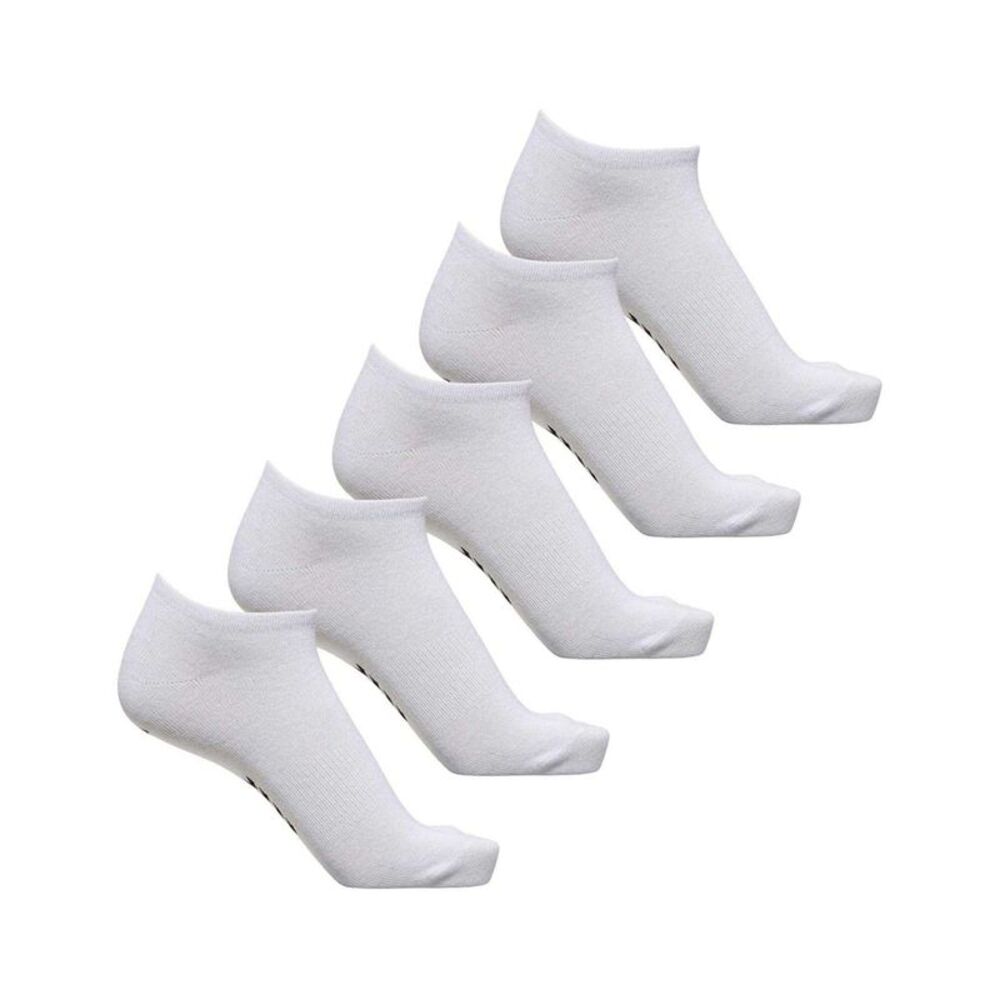 Hummel Mens Ankle Socks (Pack of 5) / White